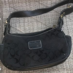 (USED) Vintage black Coach purse.